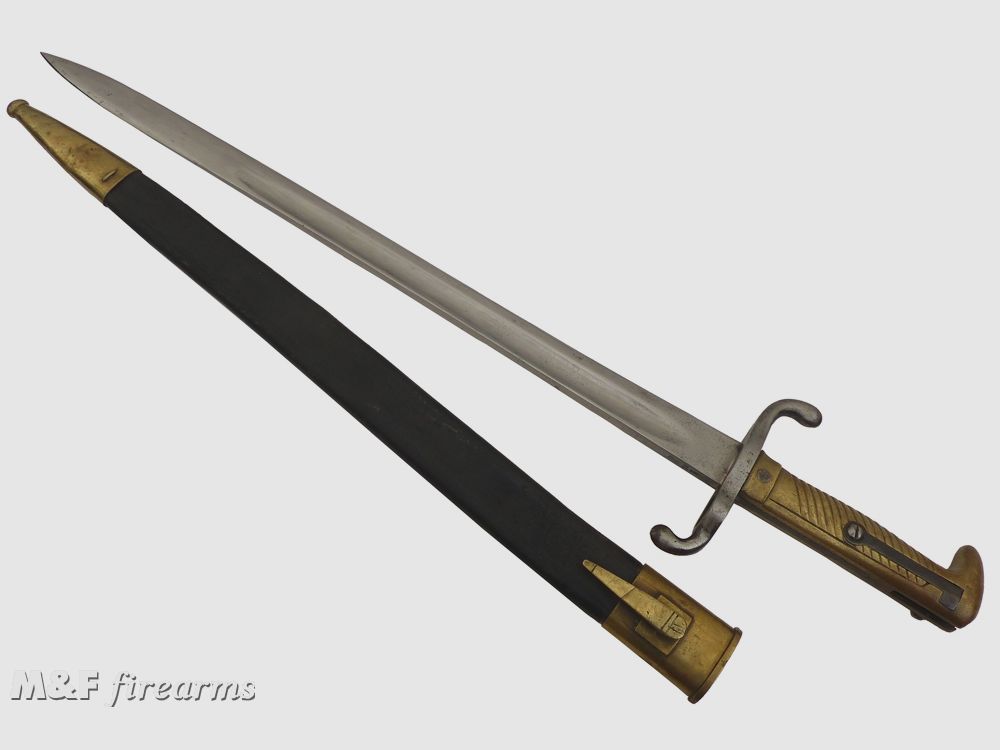 Deutsches (Braunschweigisches) Bajonett Infanterie-Seitengewehr (SG) M 1871 TS: 92.R.1.238