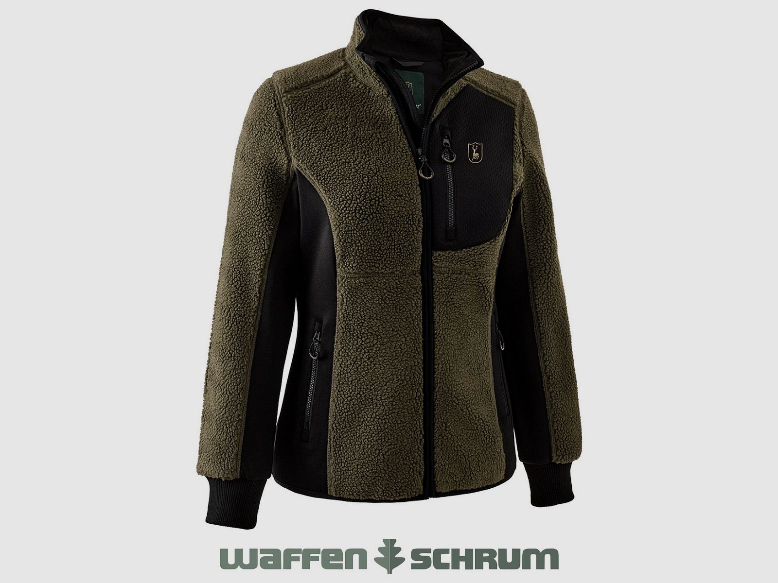 Veste en fausse fourrure Deerhunter Roja Adventure Green