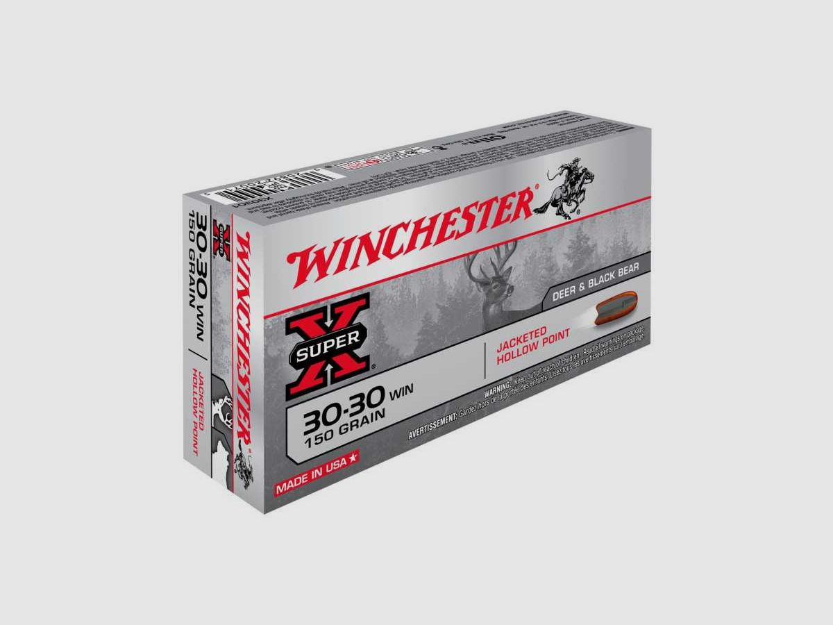 BALLES 30X30WIN SUPER X HOLLOW POINT 150GR X20