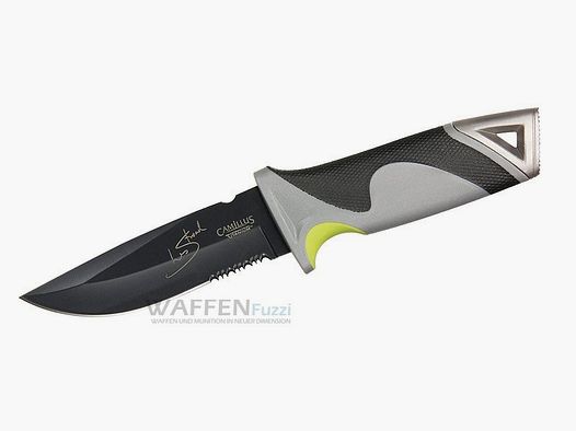 Cuchillo de cinturón Camillus Les Stroud Mountain con funda de inserción