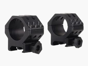 Weaver 6-Hole Weaver-Style Ring matte zwart 25,4mm medium, BH 7,95mm