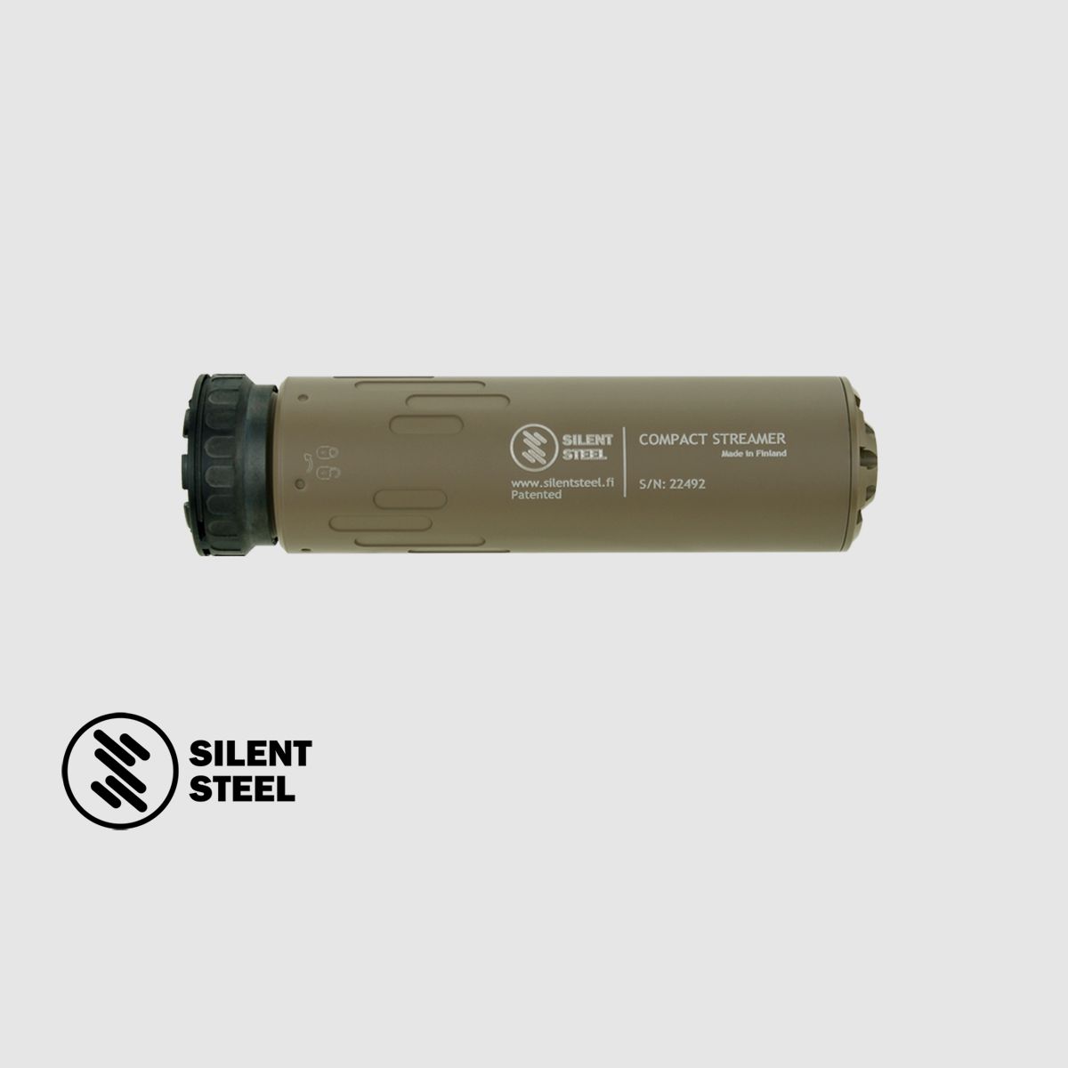 SILENT STEEL Compact Flow Streamer QDL 5.56 FDE, immagine 1 di 3