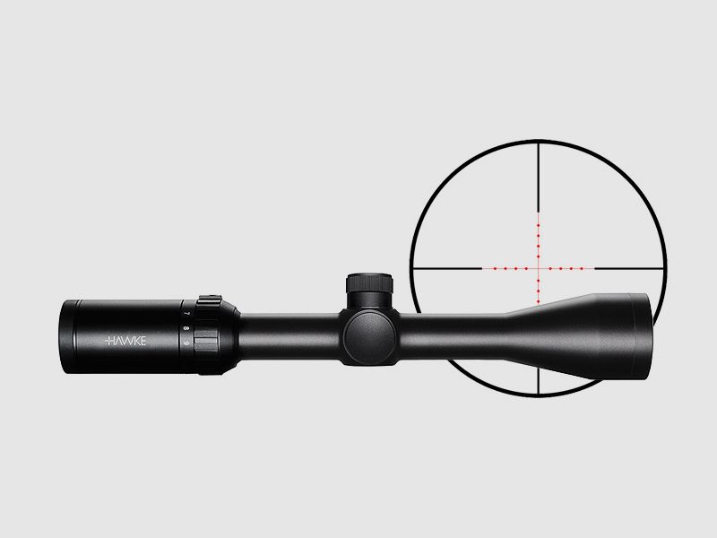Zielfernrohr von Hawke Modell Vantage IR 1 Zoll 3-9x40, Absehen Mil Dot