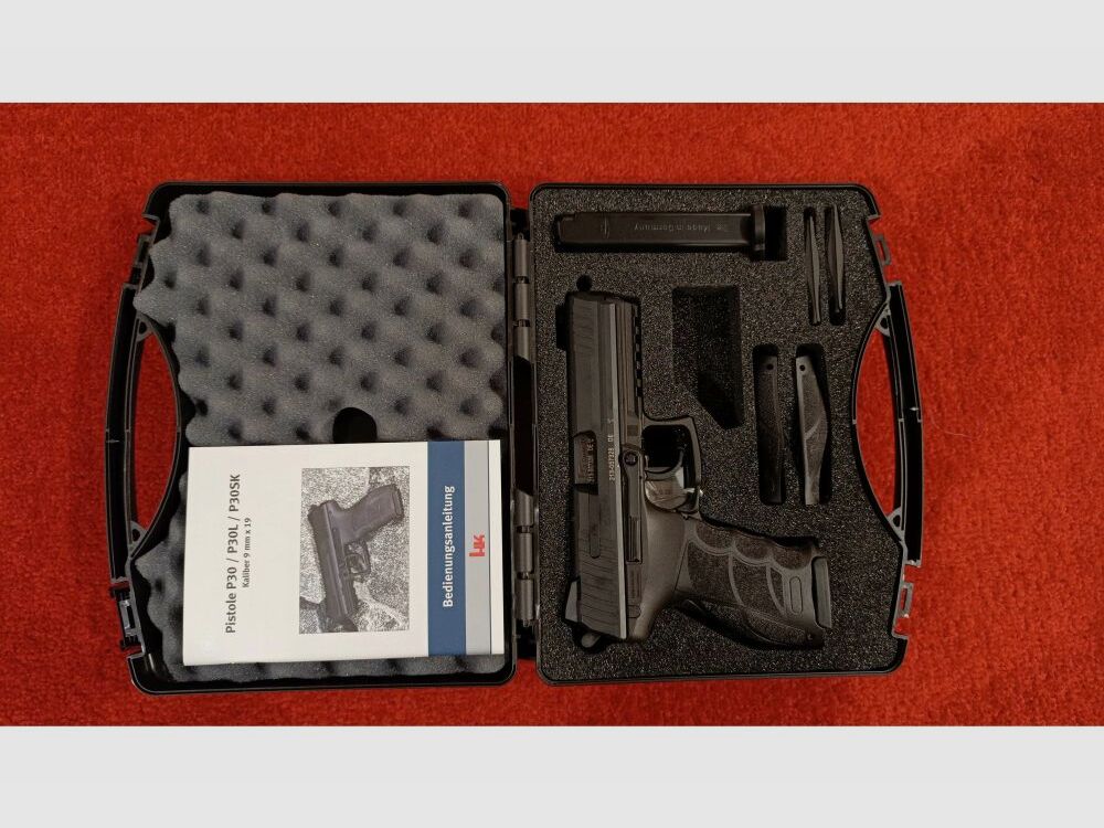 Heckler & Koch HK-Pistole P30L (V3), Kal. 9 mm Luger, SA/DA 9mmLuger