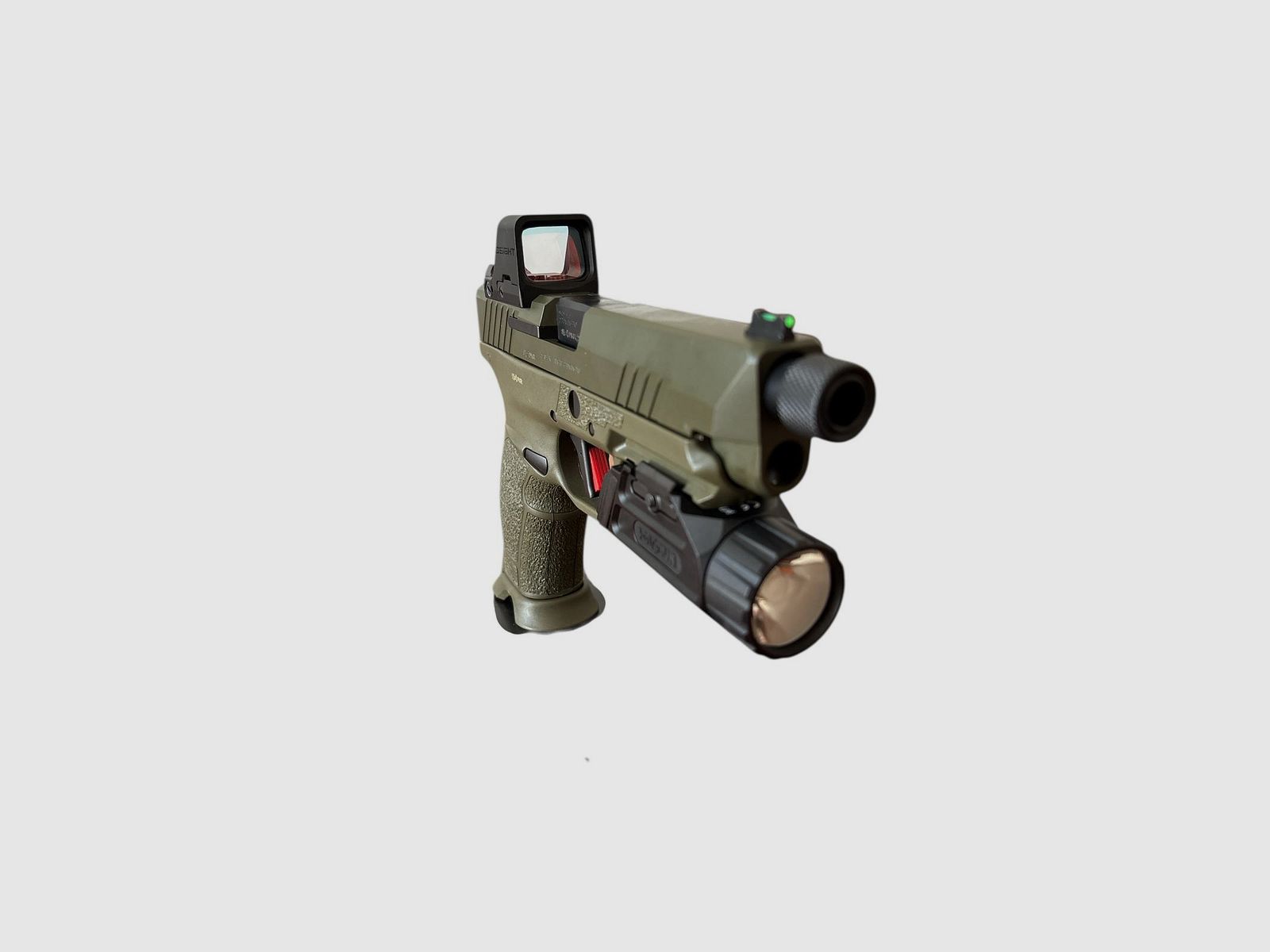 TISAS PX-9 Tactical TH Green incl. Osight C en Holosun P.ID, afbeelding 5 van 6