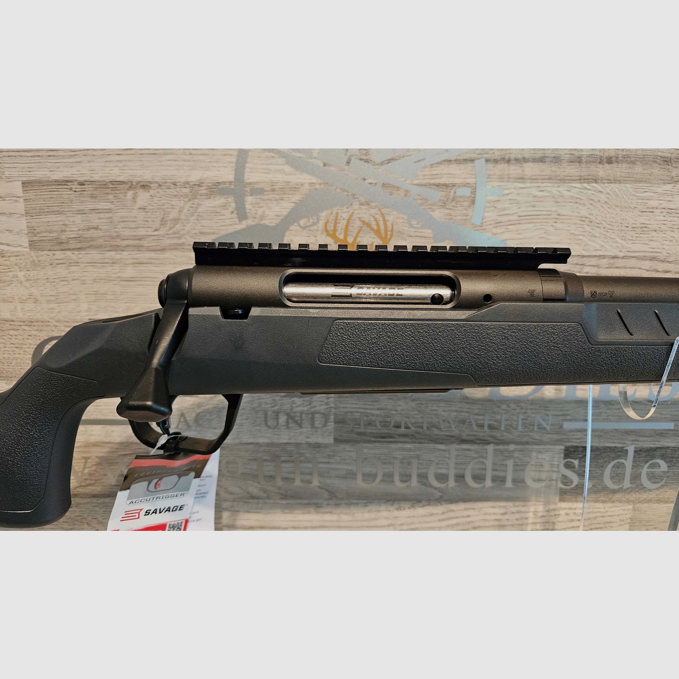 Neuware vom Fachhandel - Repetierbüchse Savage AXIS 2 Gray .300AAC Blackout mit Mündungsgewinde