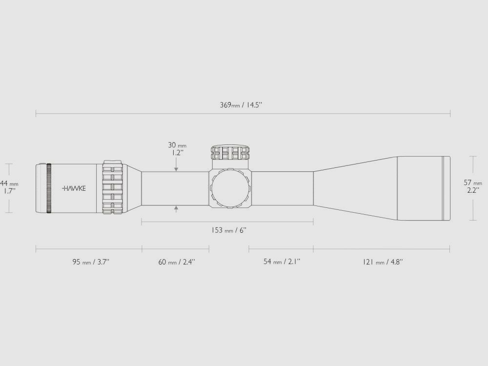 Hawke Frontier SF 4-24x50 Mil Pro