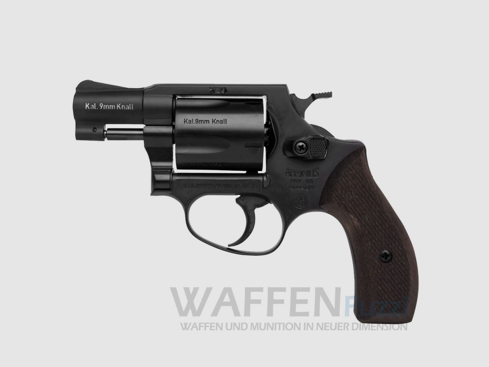 Weihrauch HW88 Super Airweight Schreckschussrevolver 9mm brüniert