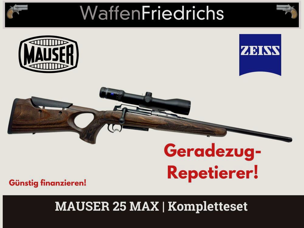 MAUSER 25 MAX Komplettset Zeiss HT - WaffenFriedrichs