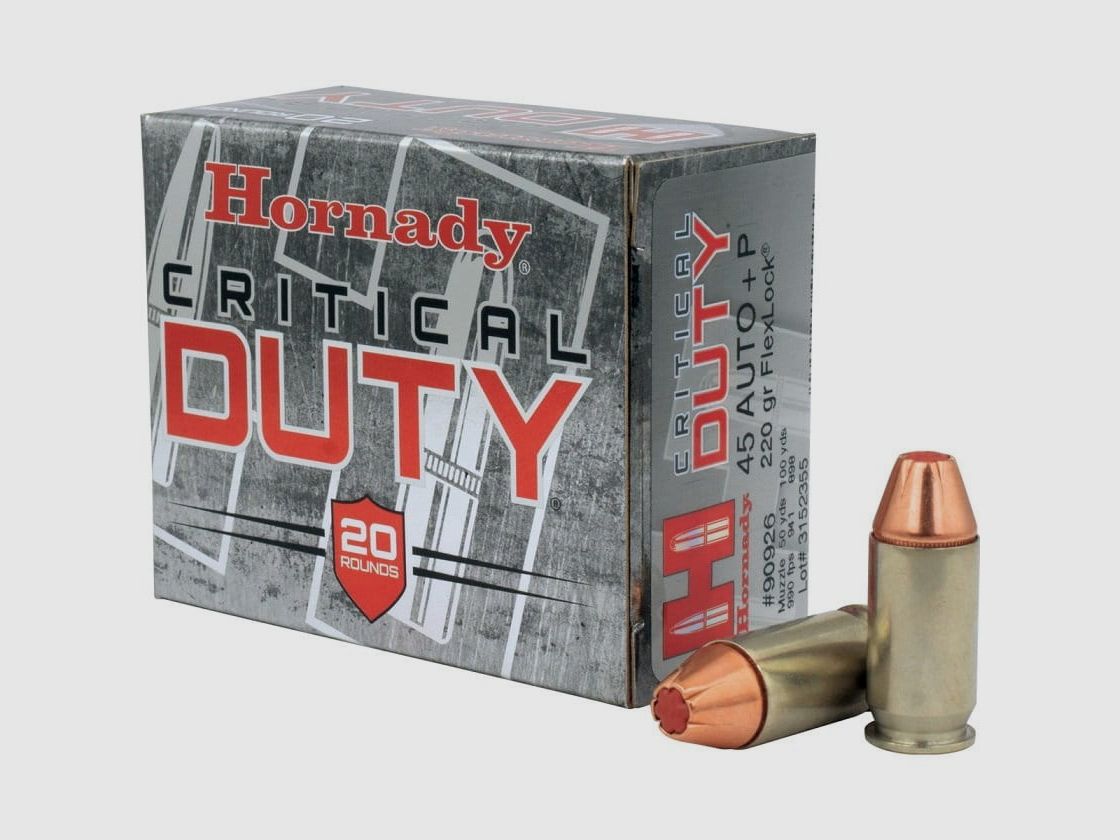 Hornady .45 Auto+P Critical Duty Flexlock 220 gr. - 20 pcs.