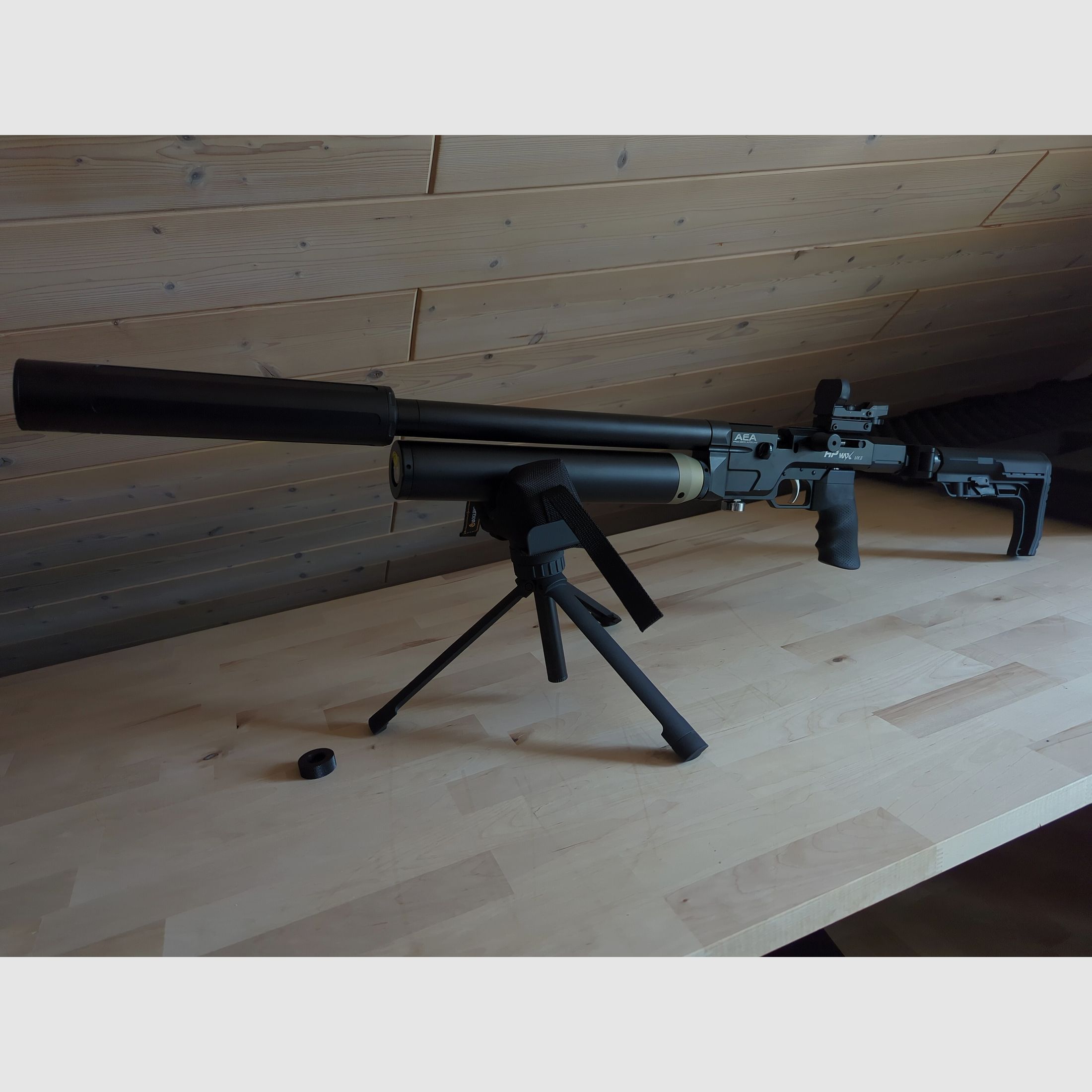 AEA HP Max 2 Schalldämpfer DonnyFL Emperor v3 inklusive Adapter und Extender