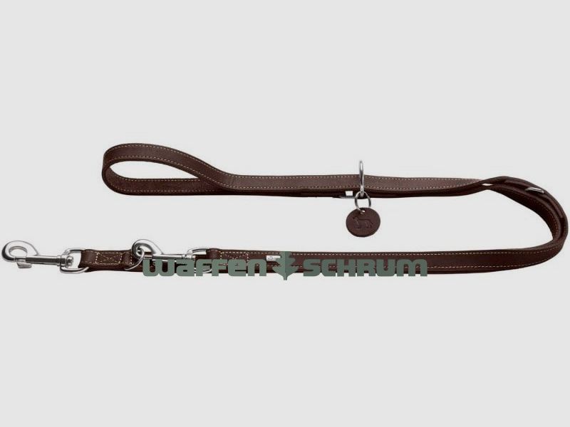 Hunter Verstellbare Führleine Aalborg / Länge 200cm / Breite 20mm dunkelbraun
