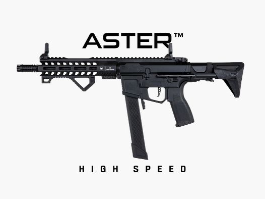 SA-X02 EDGE 2.0 HIGH SPEED, 13:1 Gears, Gate ASTER, Schwarz