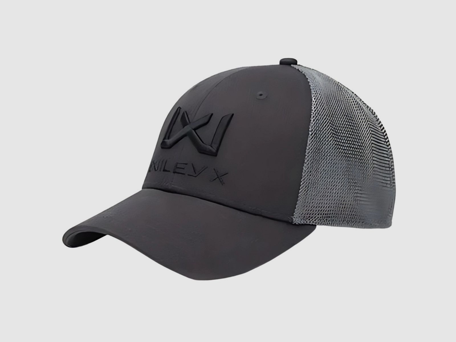 Wileyx – Wileyx WX Trucker Cap, One Size, Dark Grey, Black WX/Wiley X (J906), image 1 of 2