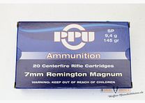 PPU Prvi Partizan 7mm Remington Magnum 9,4g/145gr SP Teilmantel 20 Schuß