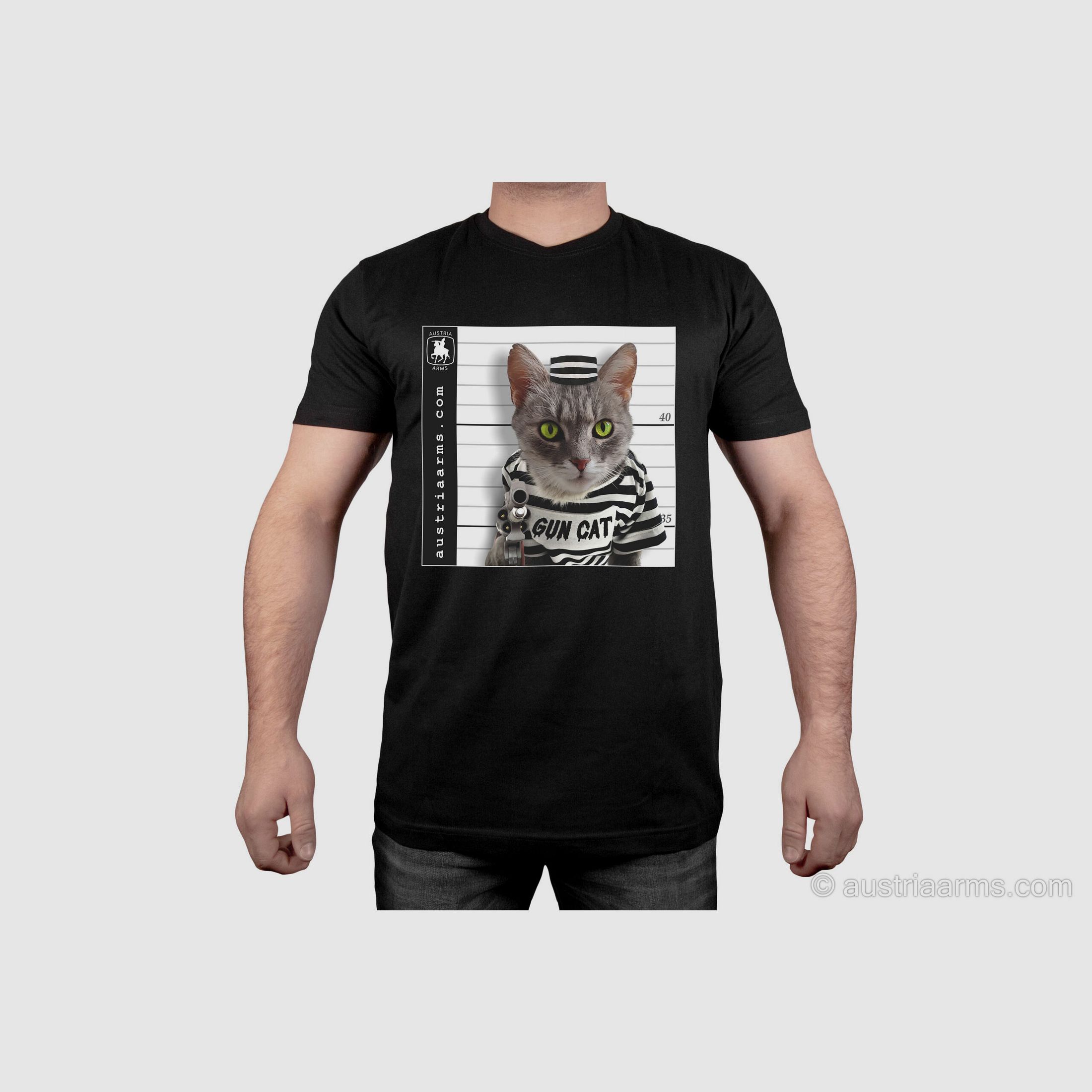 Austria Arms T-Shirt "Gun Cat", image 1 of 3