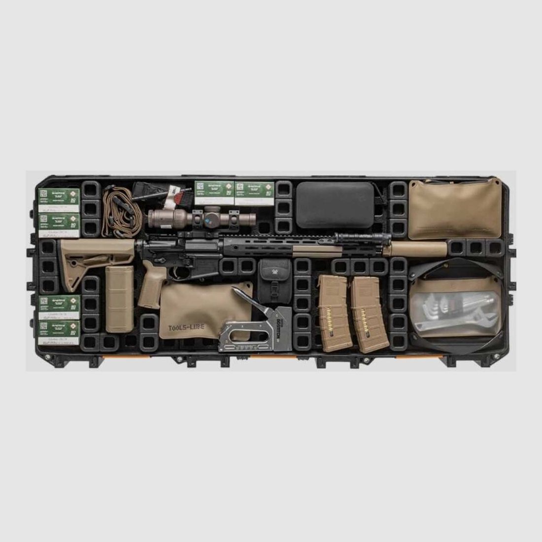 DAKA R44 maletín rígido para transporte de rifle, imagen 4 de 6