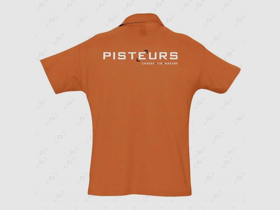 Damen Polo PISTEURS SUMMER orange, Bild 2 von 2