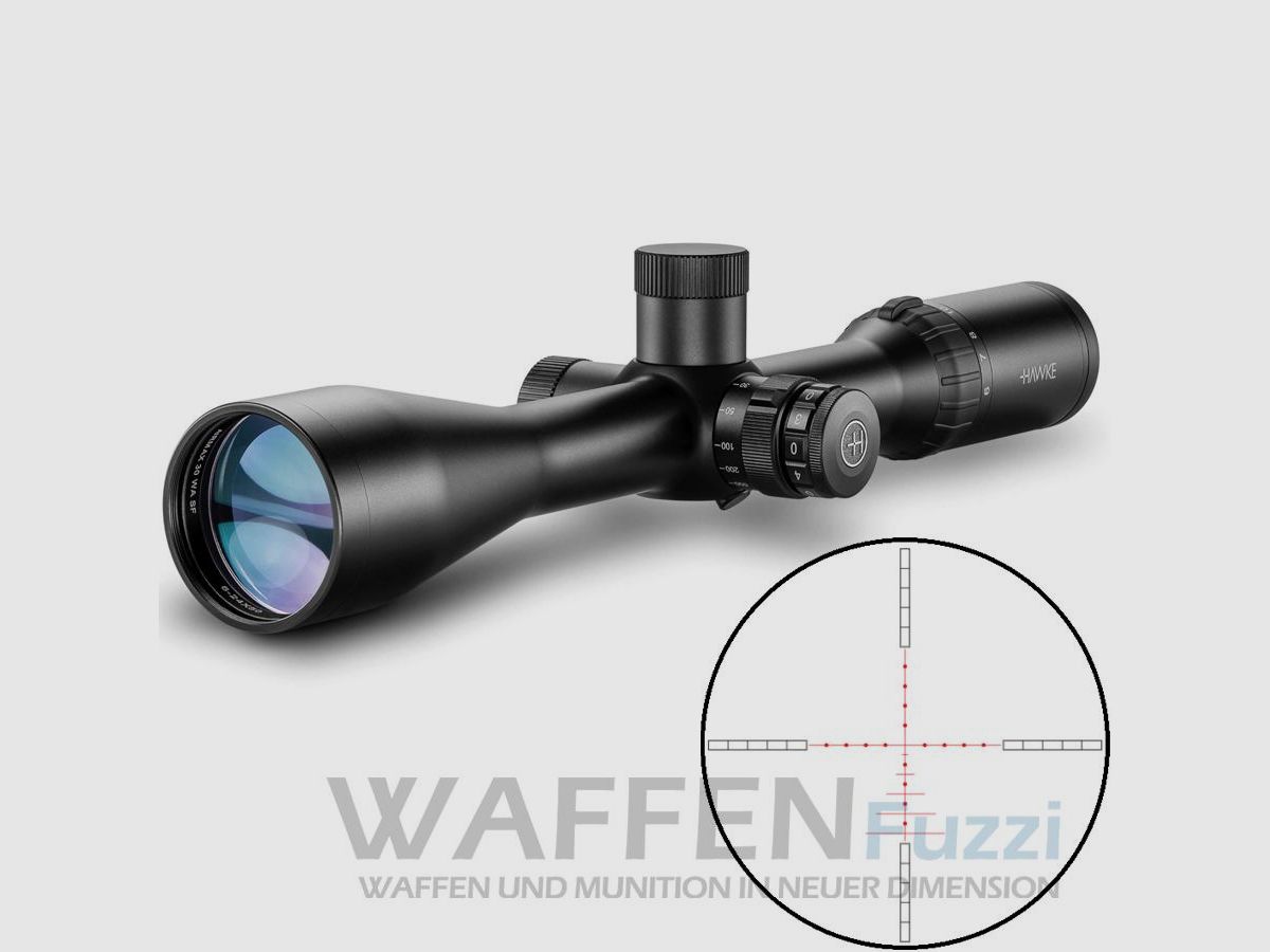 Hawke Airmax 30 WA 6-24x50 SF podświetlany celownik AMX