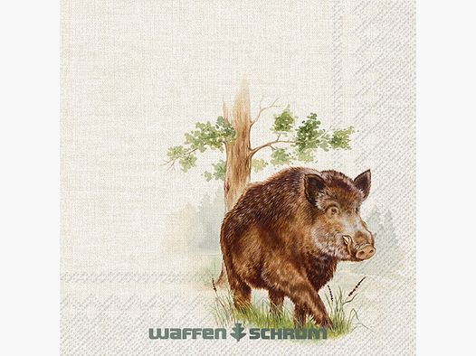 Fritzmann Servietten Wildschwein