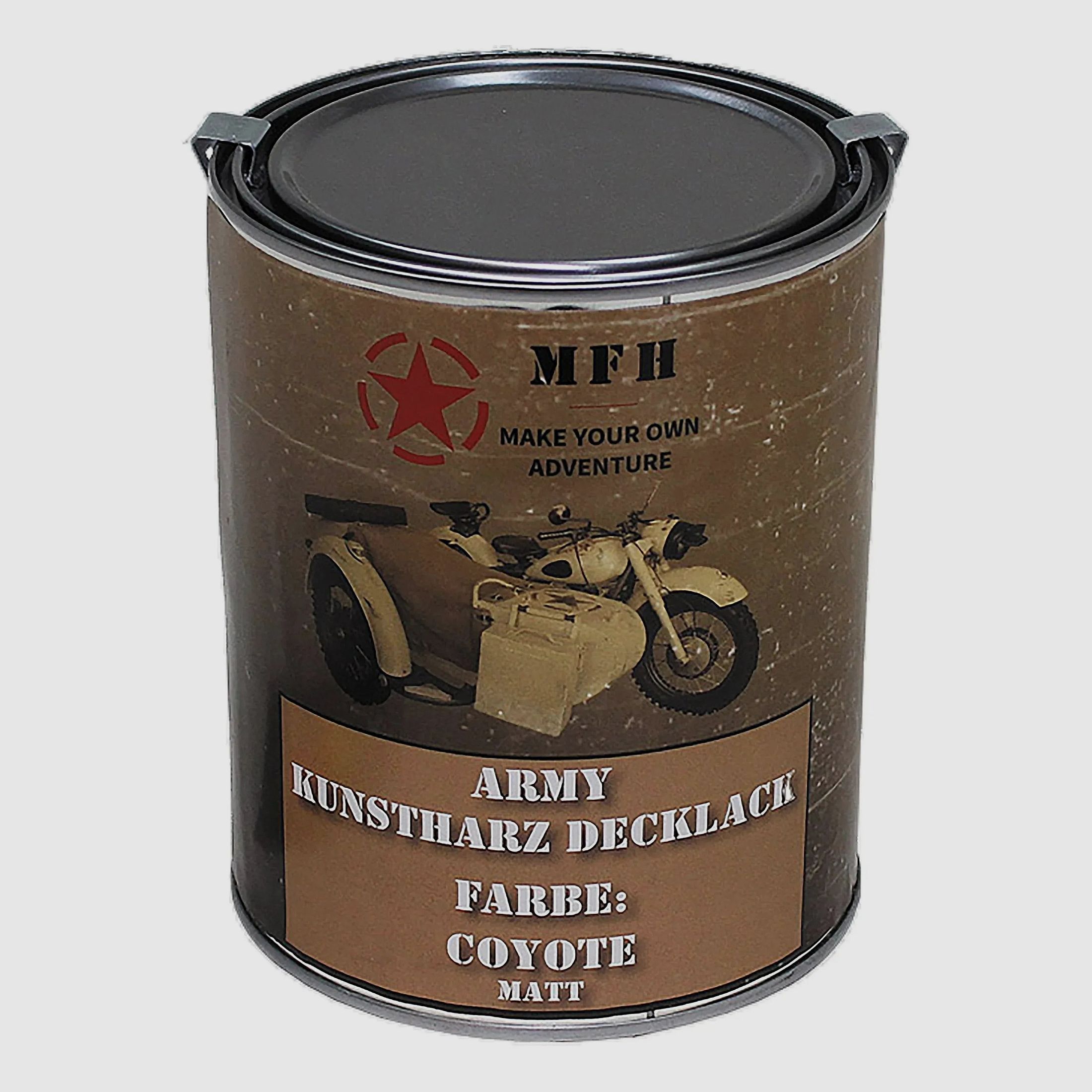MFH MFH Farbdose Army Lack 1 Liter matt coyote