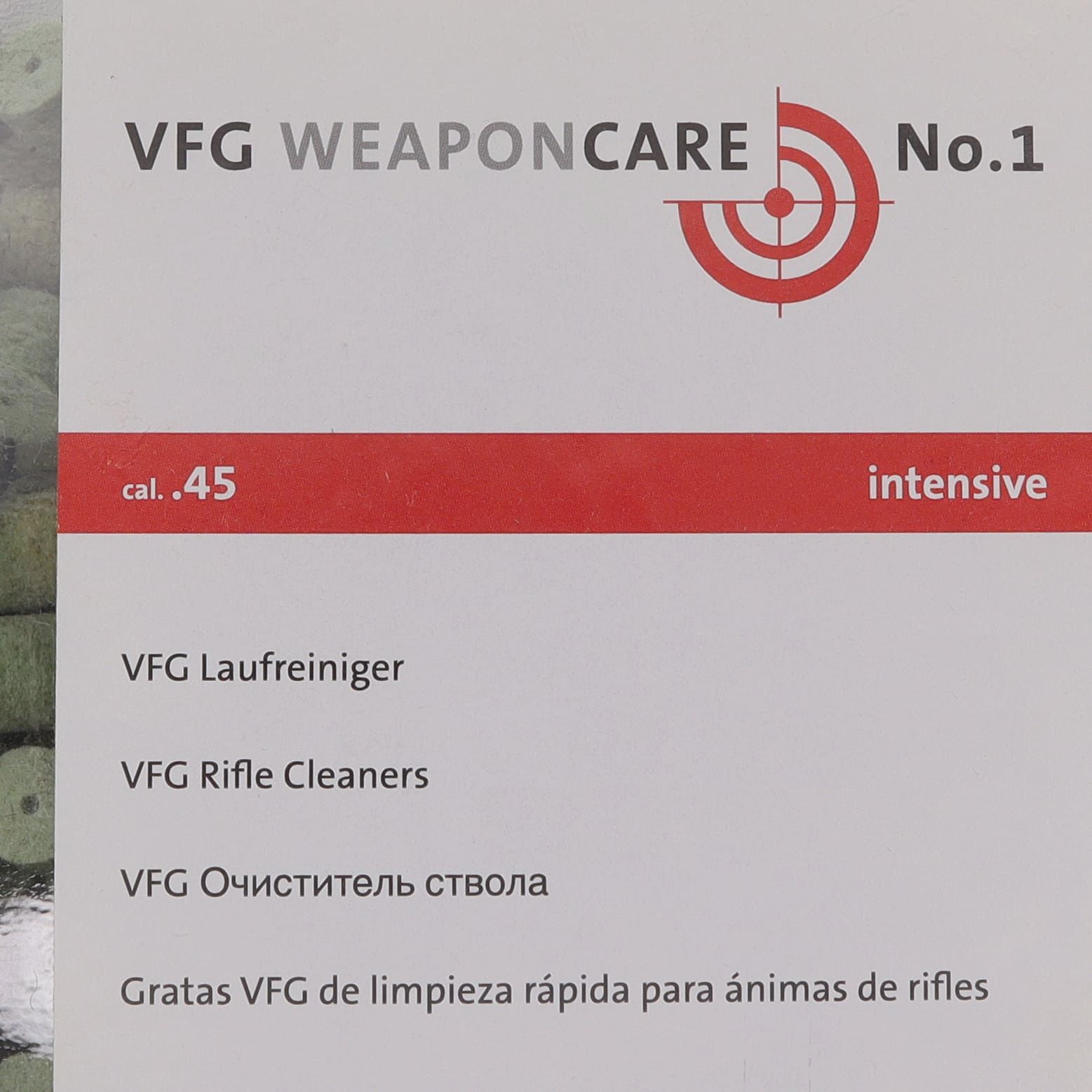 VFG Laufreiniger ''Intensive'' - .45 (250stk.)