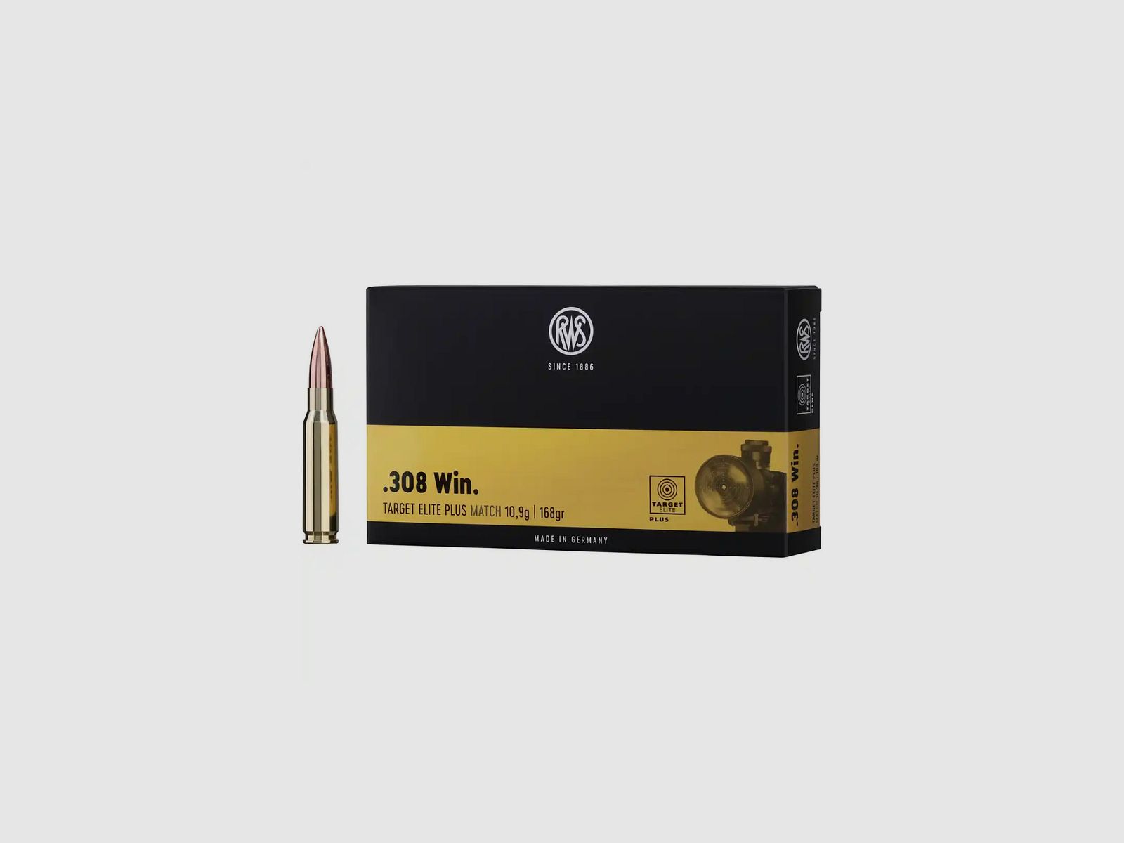 RWS .308 Win. Target Elite Plus 10.9g 168gr