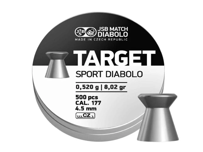 Śrut diabolo JSB Target Sport 4,50 mm 500 szt. płaski