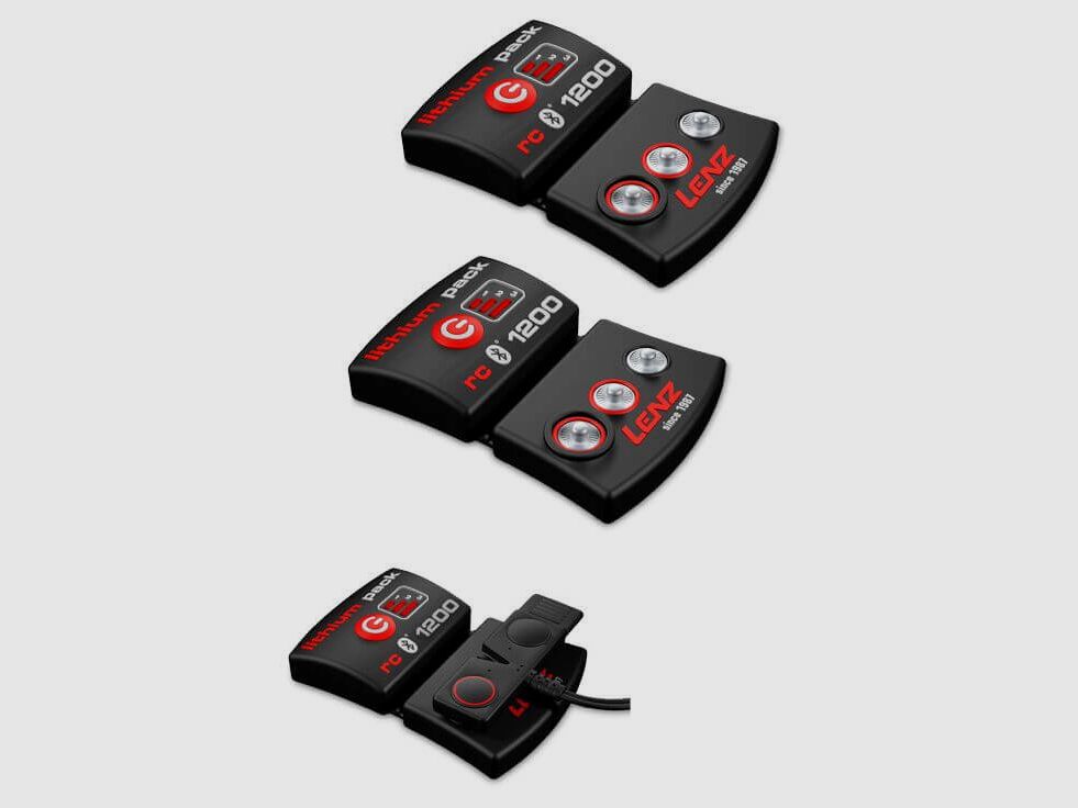 Pack de 2 batteries lithium Lenz – 1 200 mA