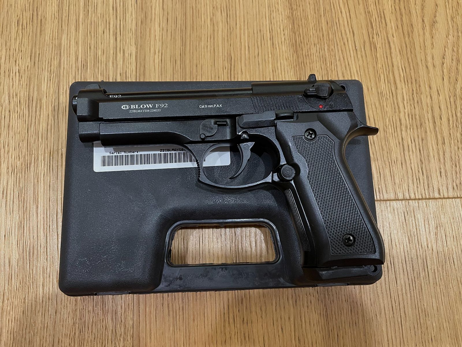 BLOW F92 Black / Black – 9 mm P.A.K. / Beretta 92F replica / Replica – EU-wide shipping / EU-wide shipping, image 2 of 4