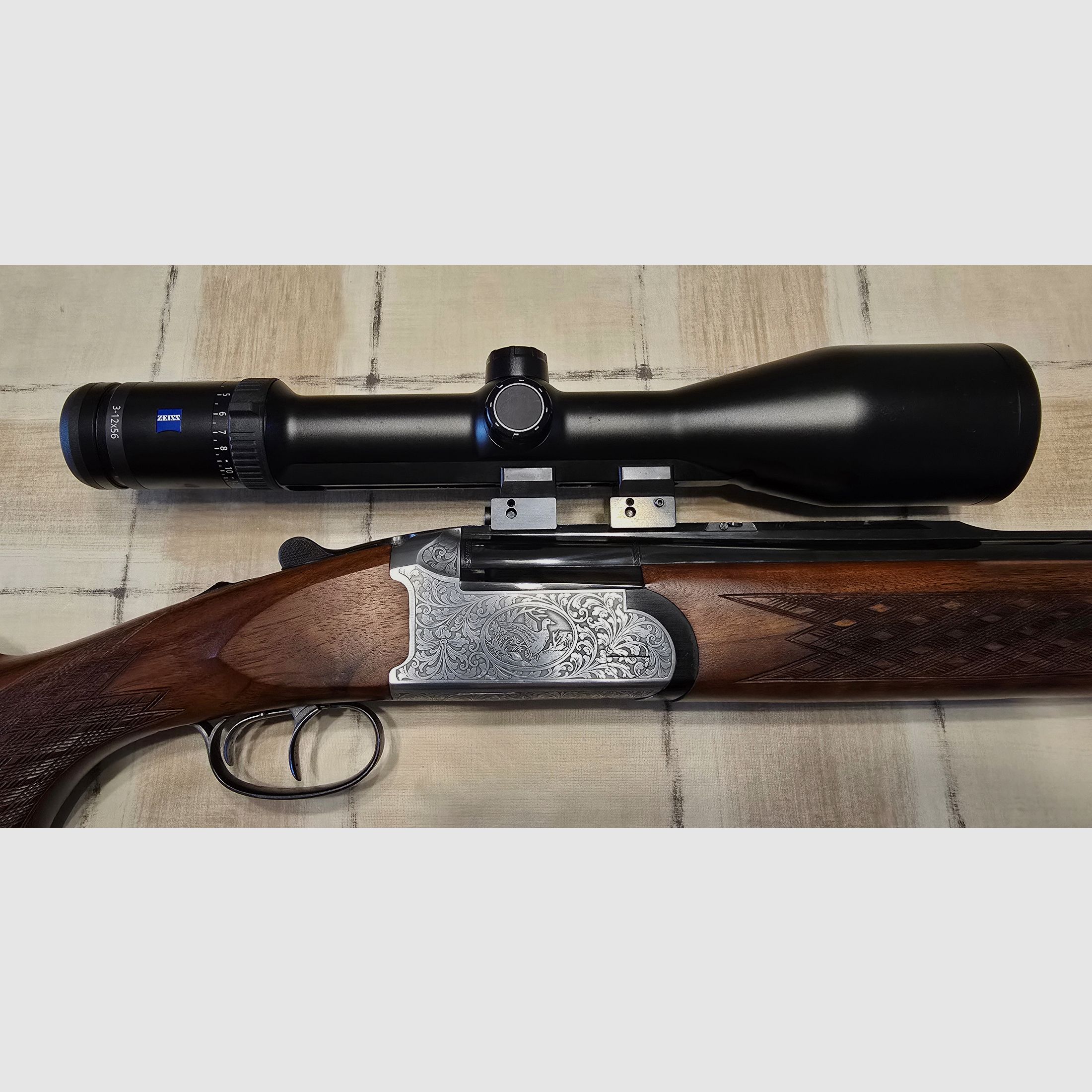 Antonio Zoli BBF Bockbüchsflinte Bavaria Z95 .30-06 12/70 incluant Zeiss Victory HT 3-12x56