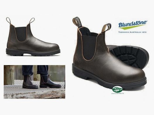 BLUNDSTONE Stiefel CHELSEA Rustic Brown 2440