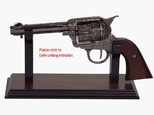 Pistolen- und Revolverständer aus Holz