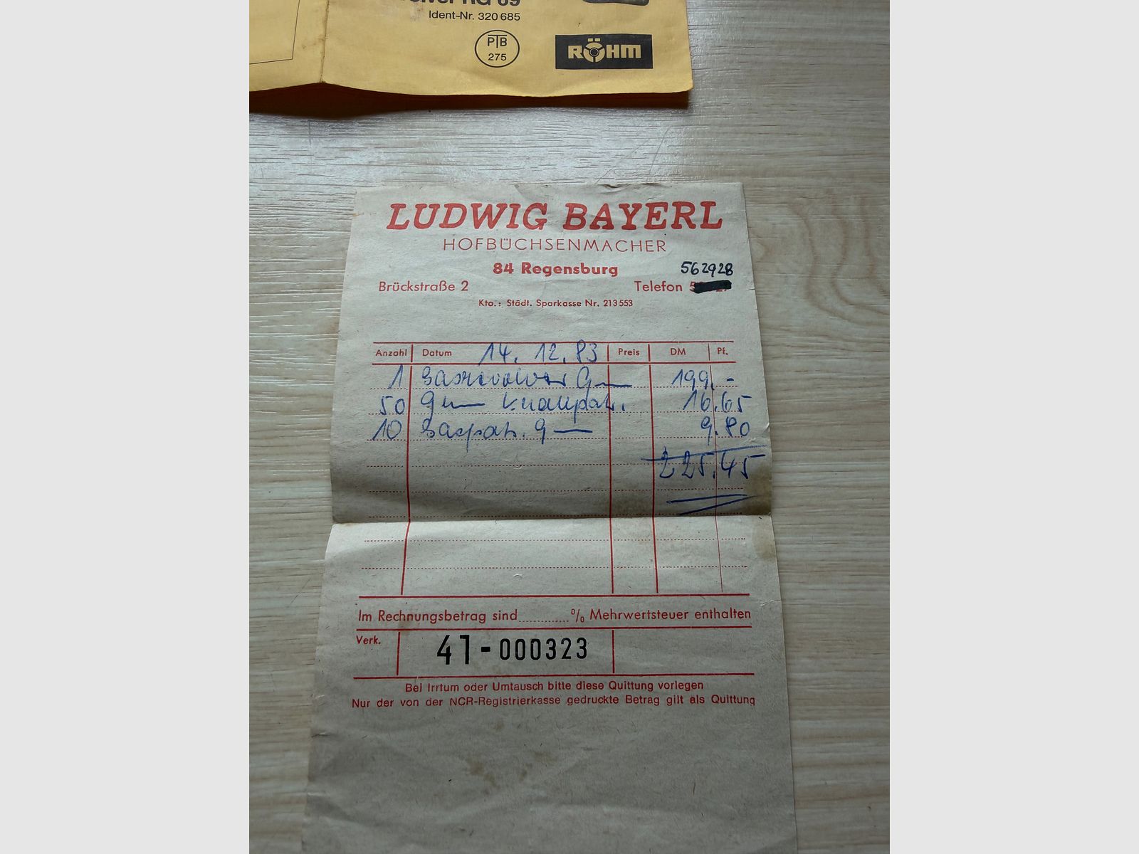 Röhm RG 69 Knall-und Gasrevolver PTB 275