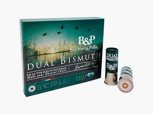 12/70 Dual Bismuth Green Core BJ N° 3+4 / 3,5+3,25 mm / 34 g