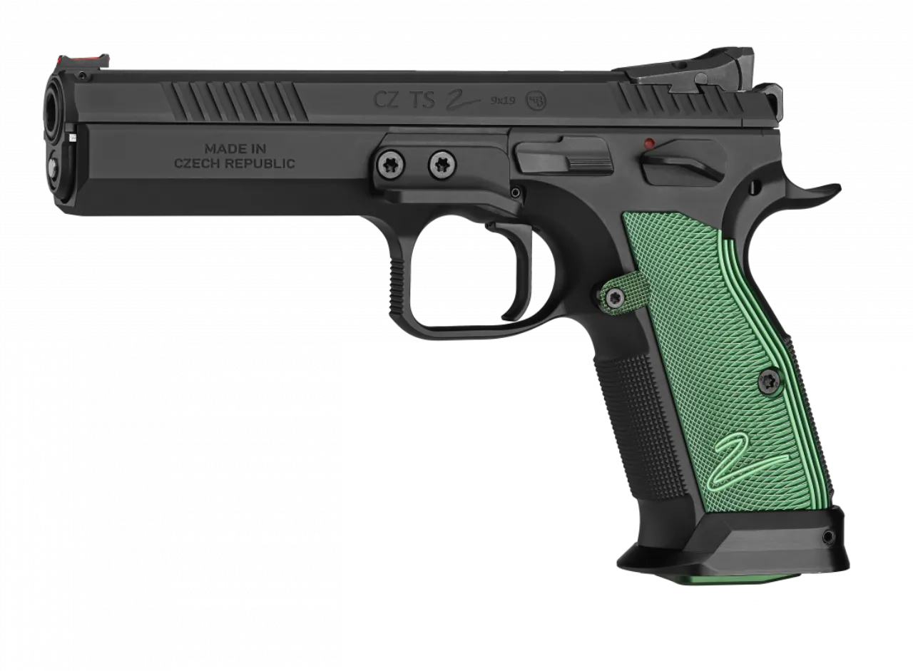 Pistole CZ TS 2 Racing Green 9mm Para 20-Schuss – IPSC-Sportpistole, Bild 2 von 3