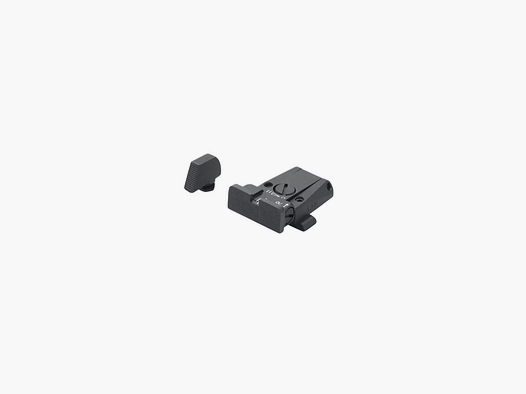 LPA Micromètre de visée “SPR” pour pistolets Glock, feuille de visée noire, y compris le guidon