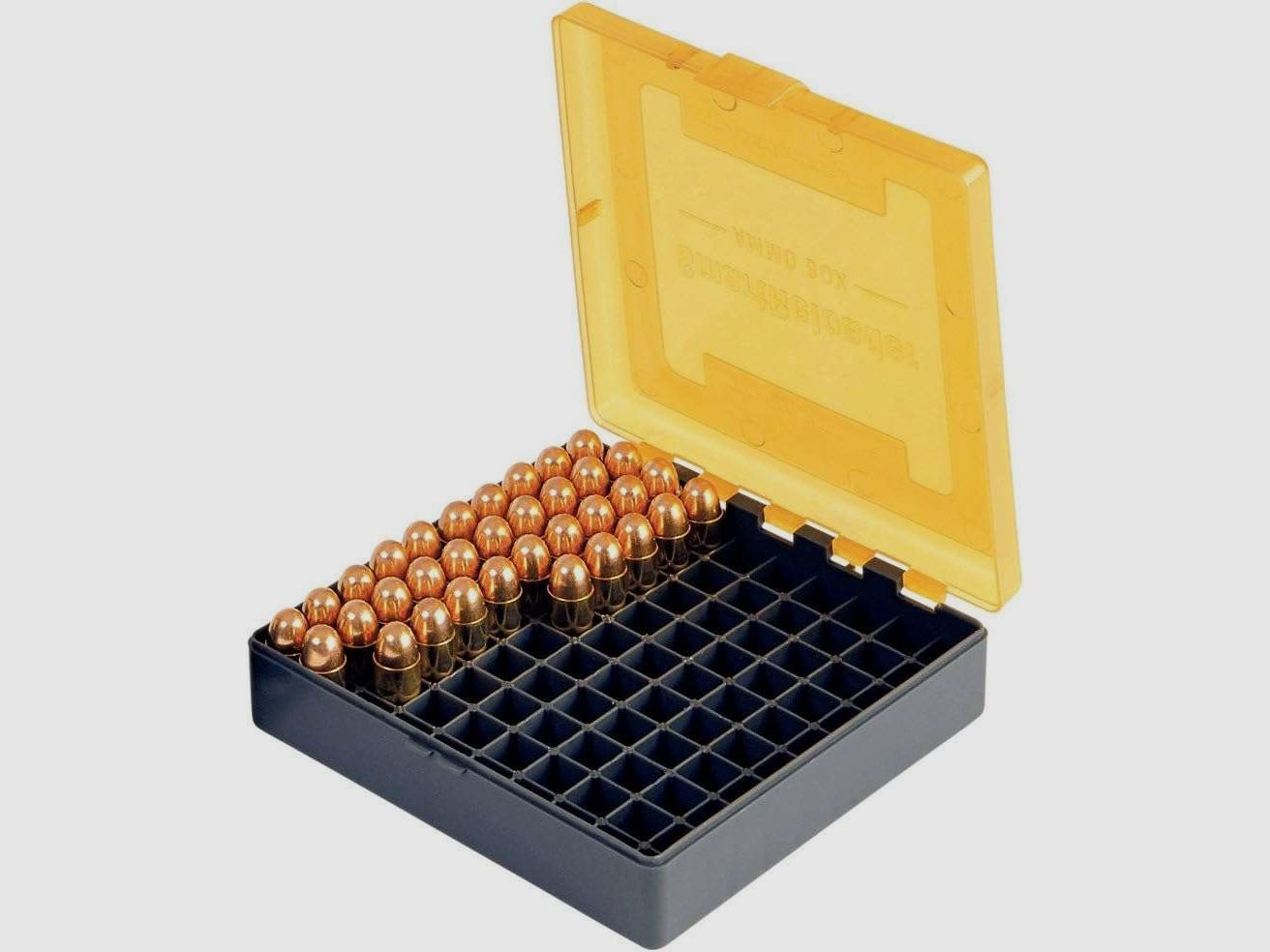 SmartReloader Munitionstransportbox für Pistolen 100 Schuss -44 Magnum