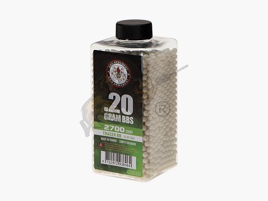G&G Tracer Airsoft BB 2700rds 0,20g (2.700 Stück) - Leuchtspur Grün