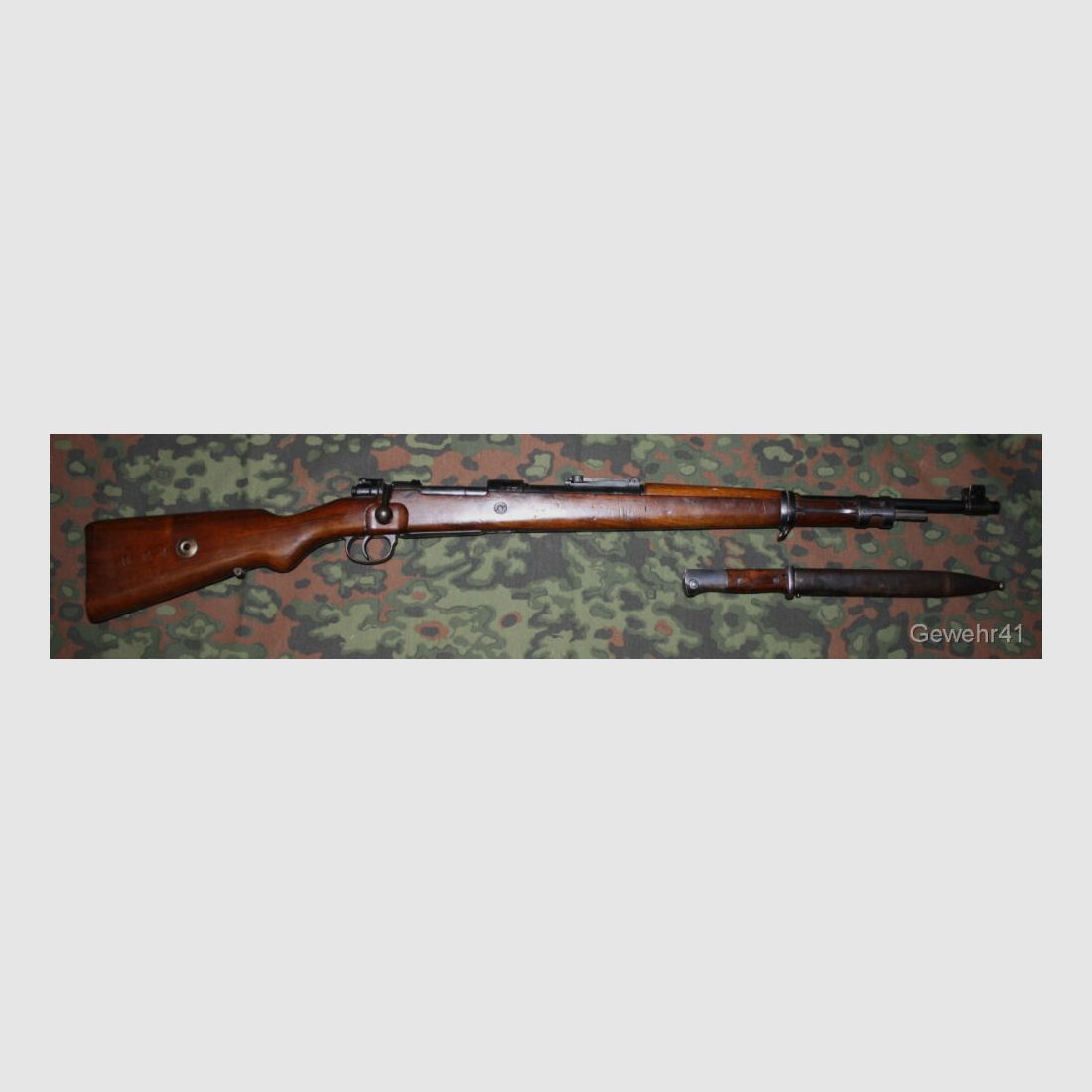 Mauser 98k complete nrgl. including bayonet