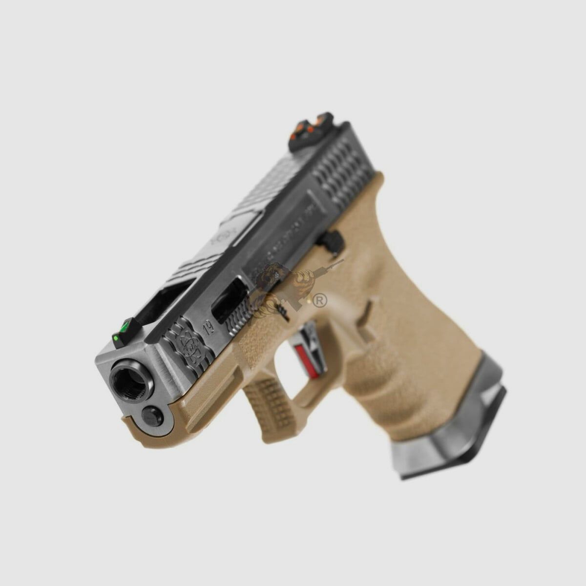 WE Custom 19 Metall Version Dual Tone Desert GBB -F-