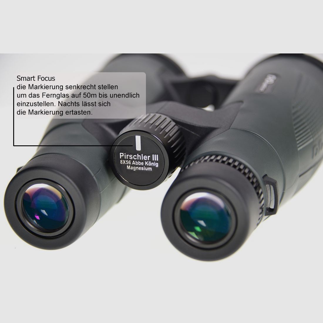 DDoptics Pirschler binoculars 8x56 Generation 3 with 30-year factory warranty Green, image 4 of 5