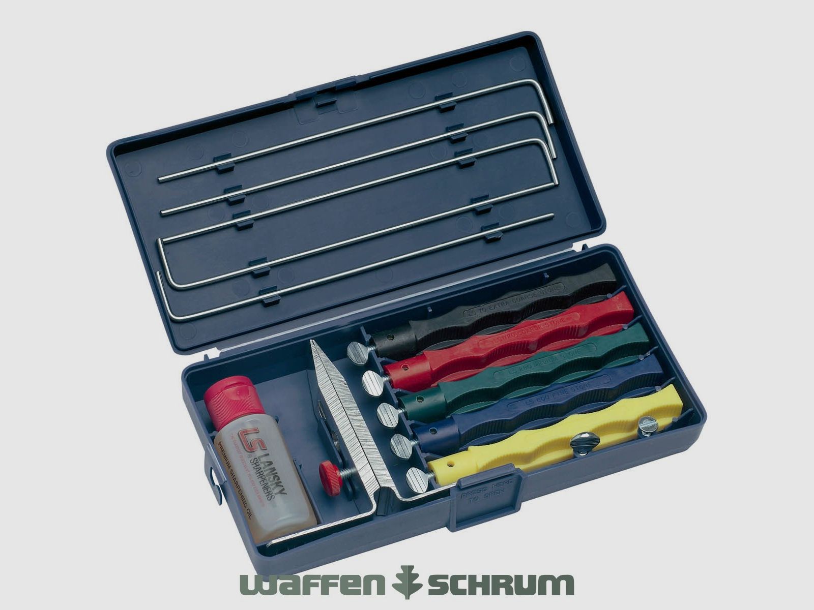 Set de meules Lansky avec cinq pierres à aiguiser