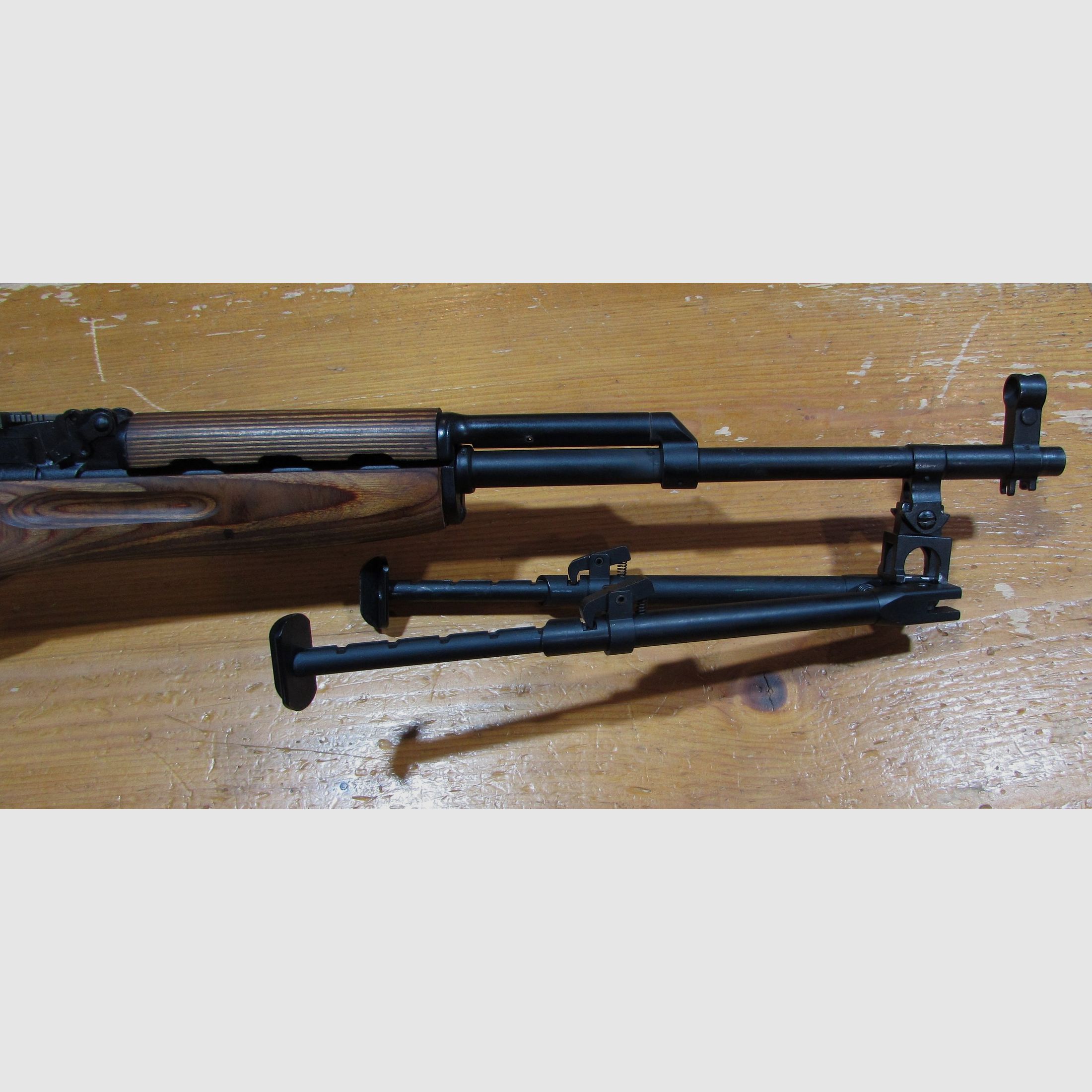 SKS Simonov Geweer 45, kal. 7,62×39, 10 schots magazijn, bipod, goede staat, afbeelding 4 van 10