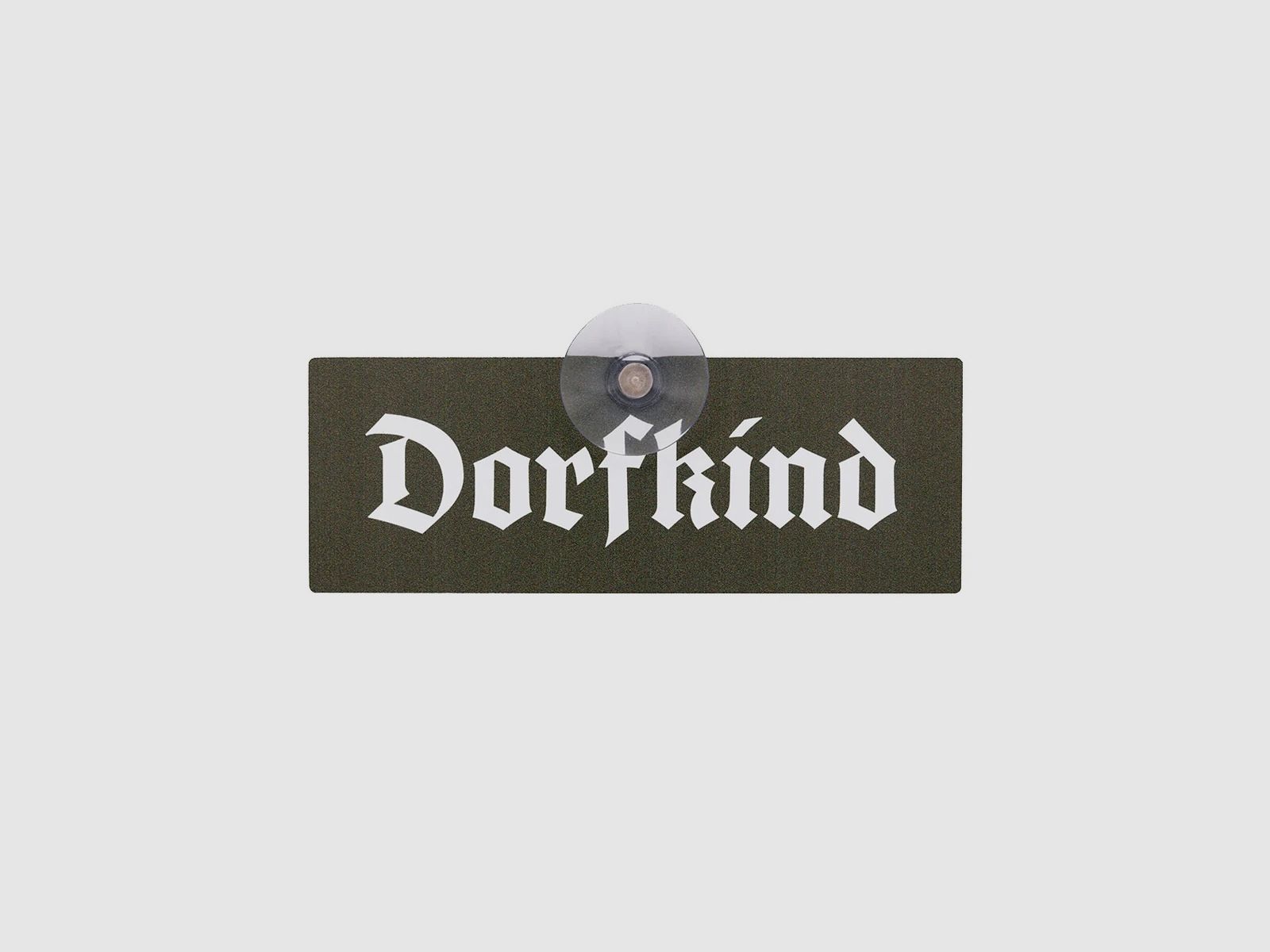WILDE HILDE Jagdschild mit Saugnapf "DORFKIND"