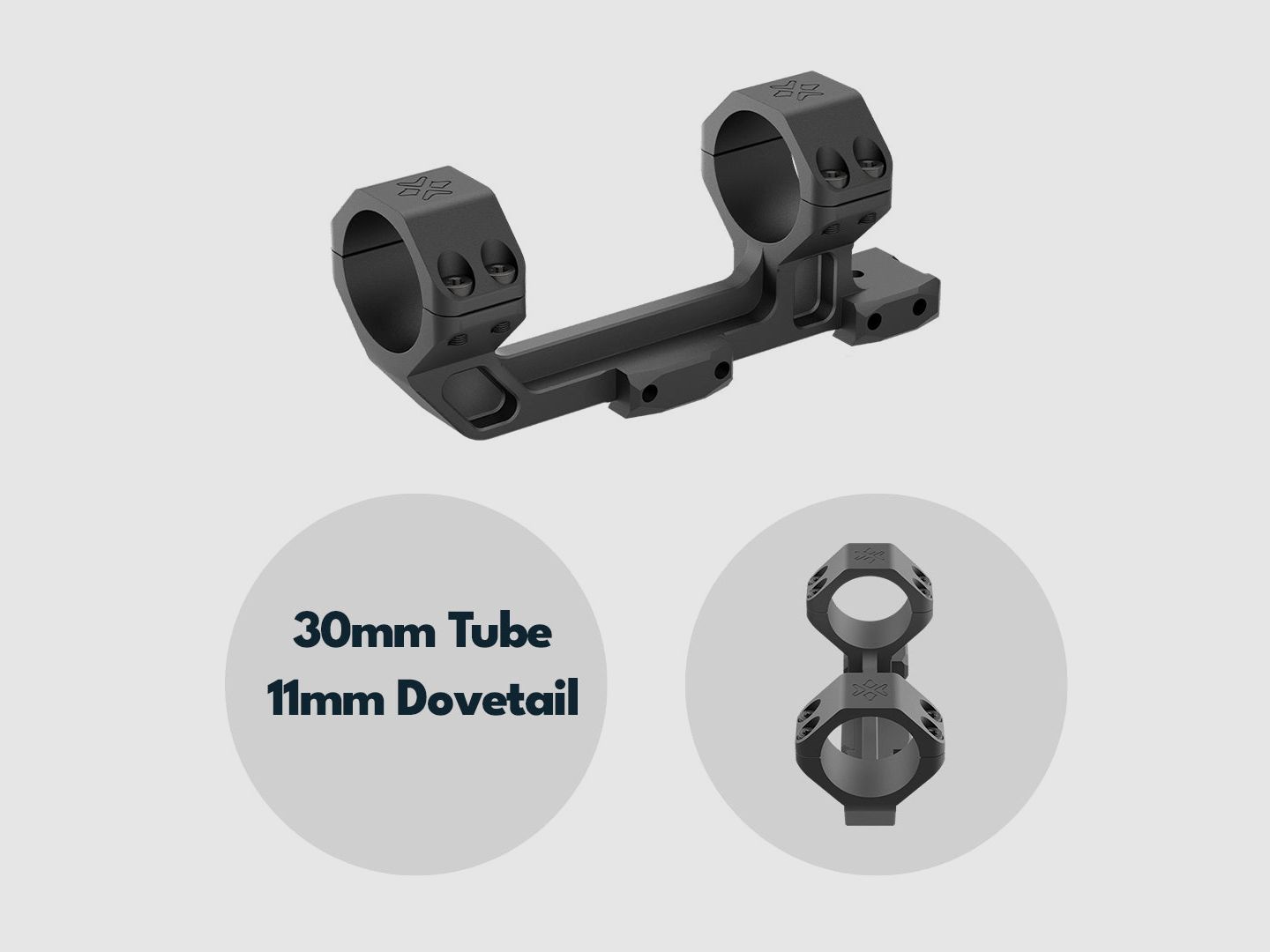 Vector Optics SCACD-25 Blockmontage mit eingebauter Wasserwaage für 11mm Schiene