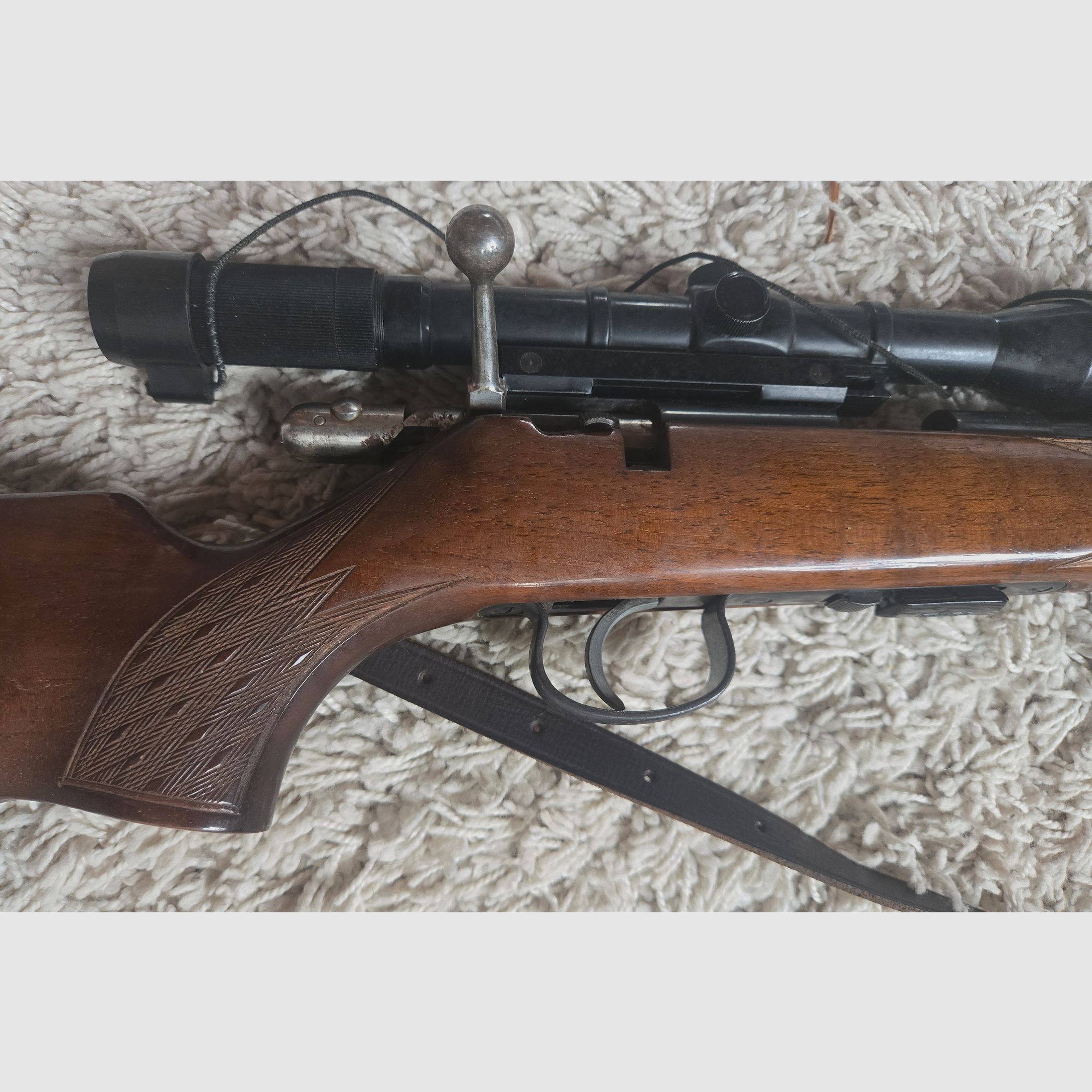 Rifle Anschütz Model 1416 Cal. .22lr incl Waldläufer SUPERIOR 4x20