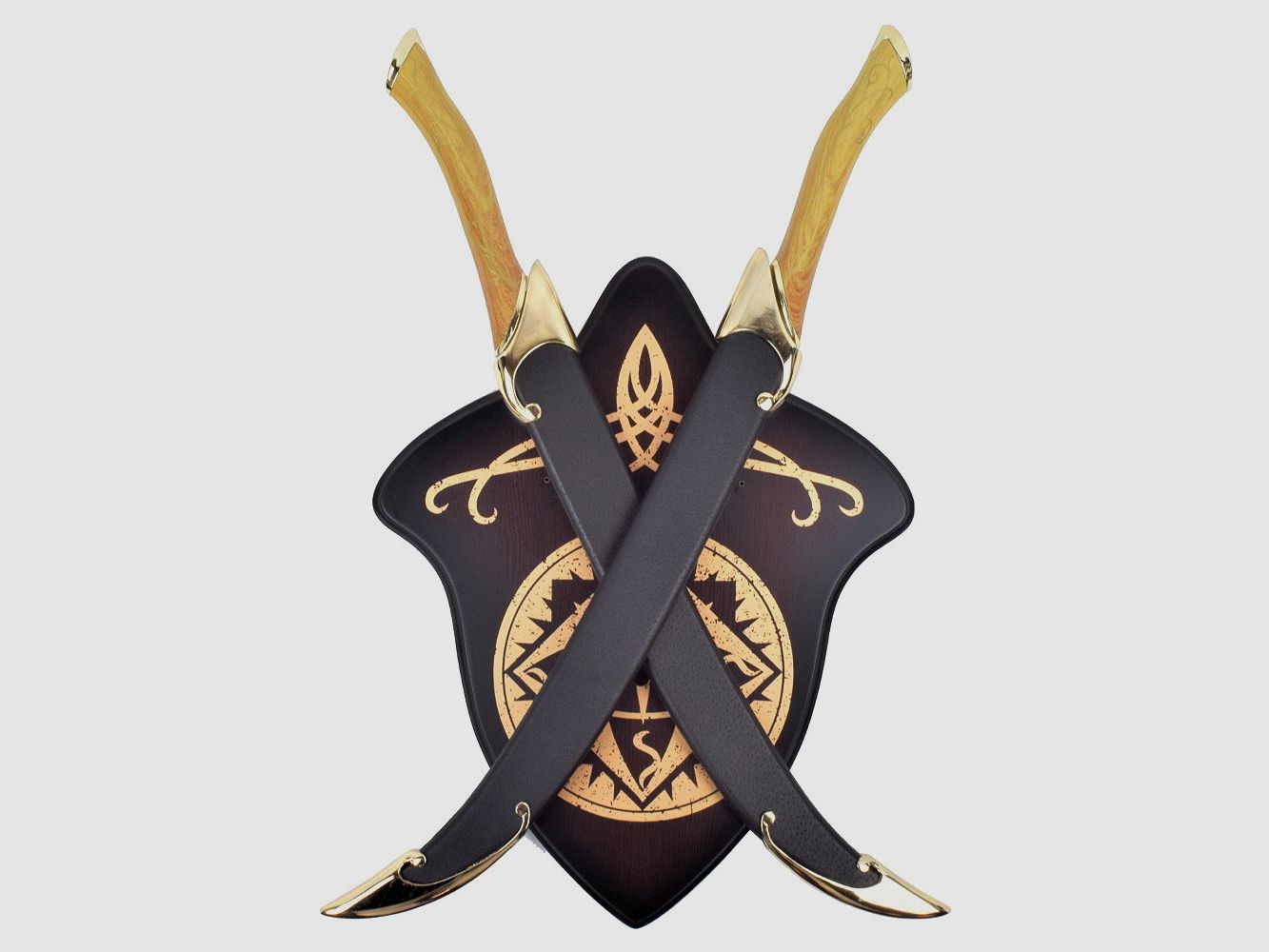 Couteau de combat Elben avec support mural