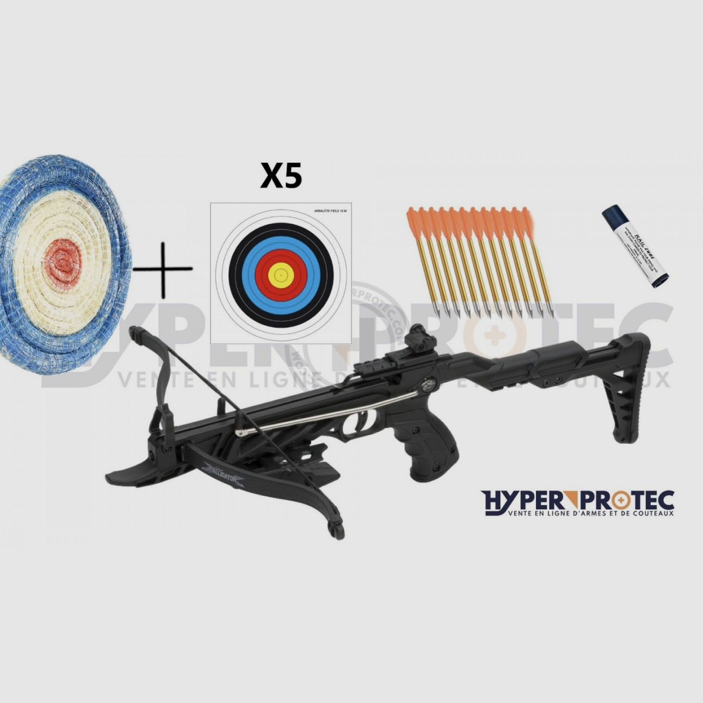 Sommerpaket Pistole Armbrust Alligator Tactical 80 lbs