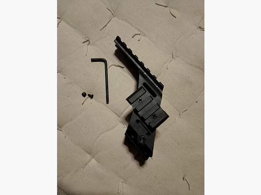 Uchwyt na pistolet Pistol Scoup Mount Picatinny 20mm Weaver 7/8" Uniwersalna szyna Polimer czarny nowy